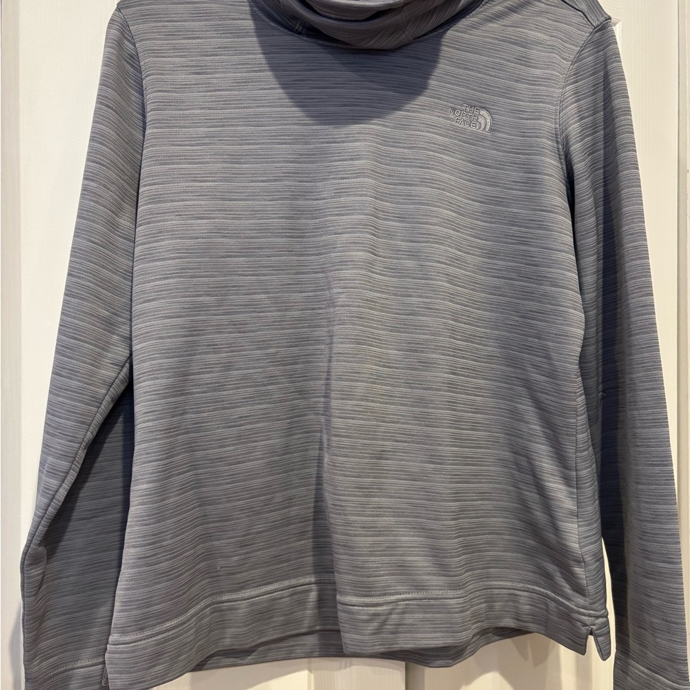 The North Face Gray Women's Sweatshirt with Cowl neck collar